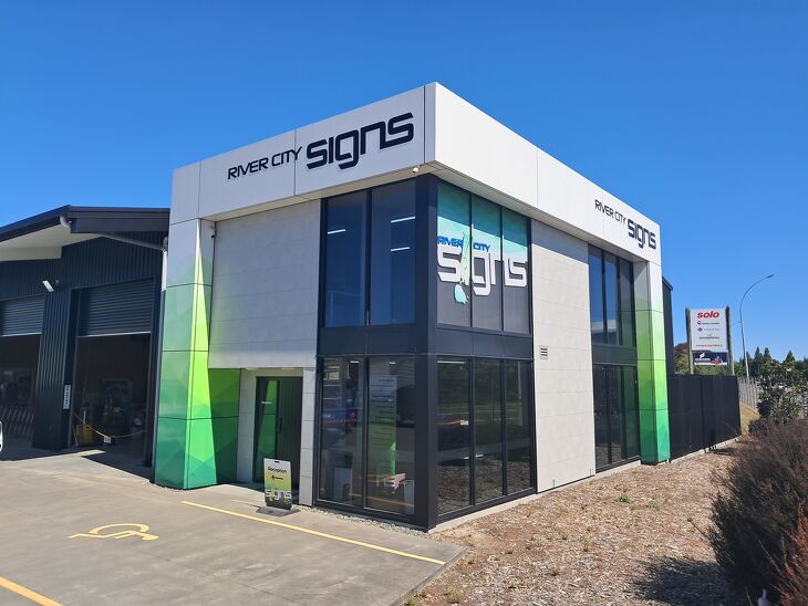Image of a car that has be wrapped by River City Signs a sign maker in Hamilton New Zealand